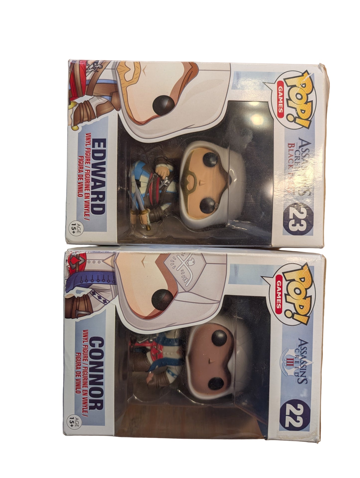 Edward and Connor Assassins Creed Funko Pop
