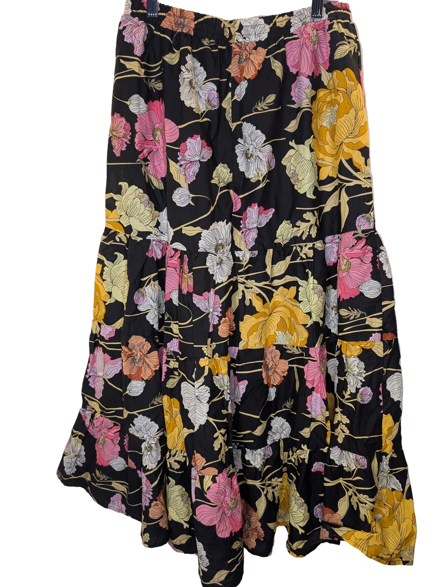 Floral Tiered Skirt Size 10