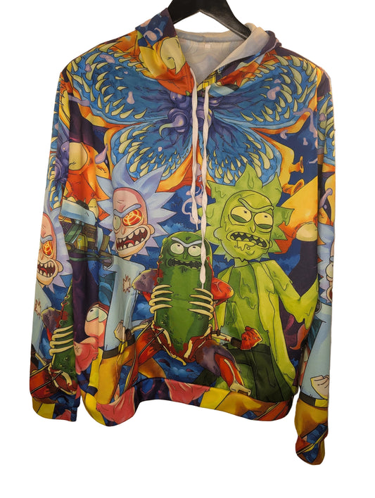 Rick & Morty Hoodie Size M