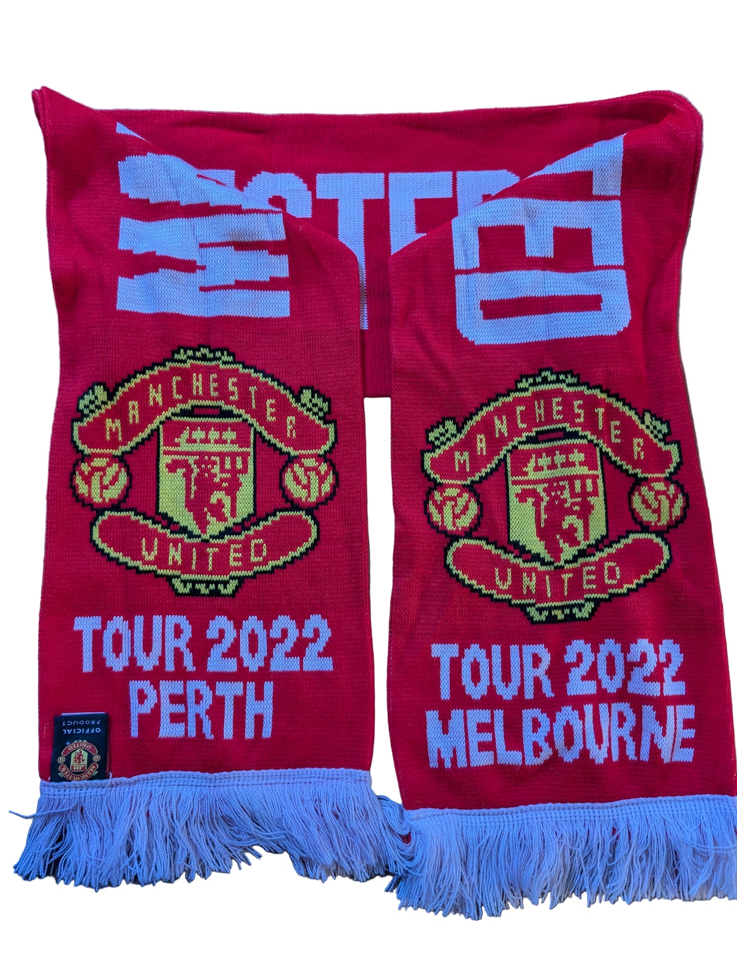 Manchester United Perth Melbourne 2022 Tour Scarf