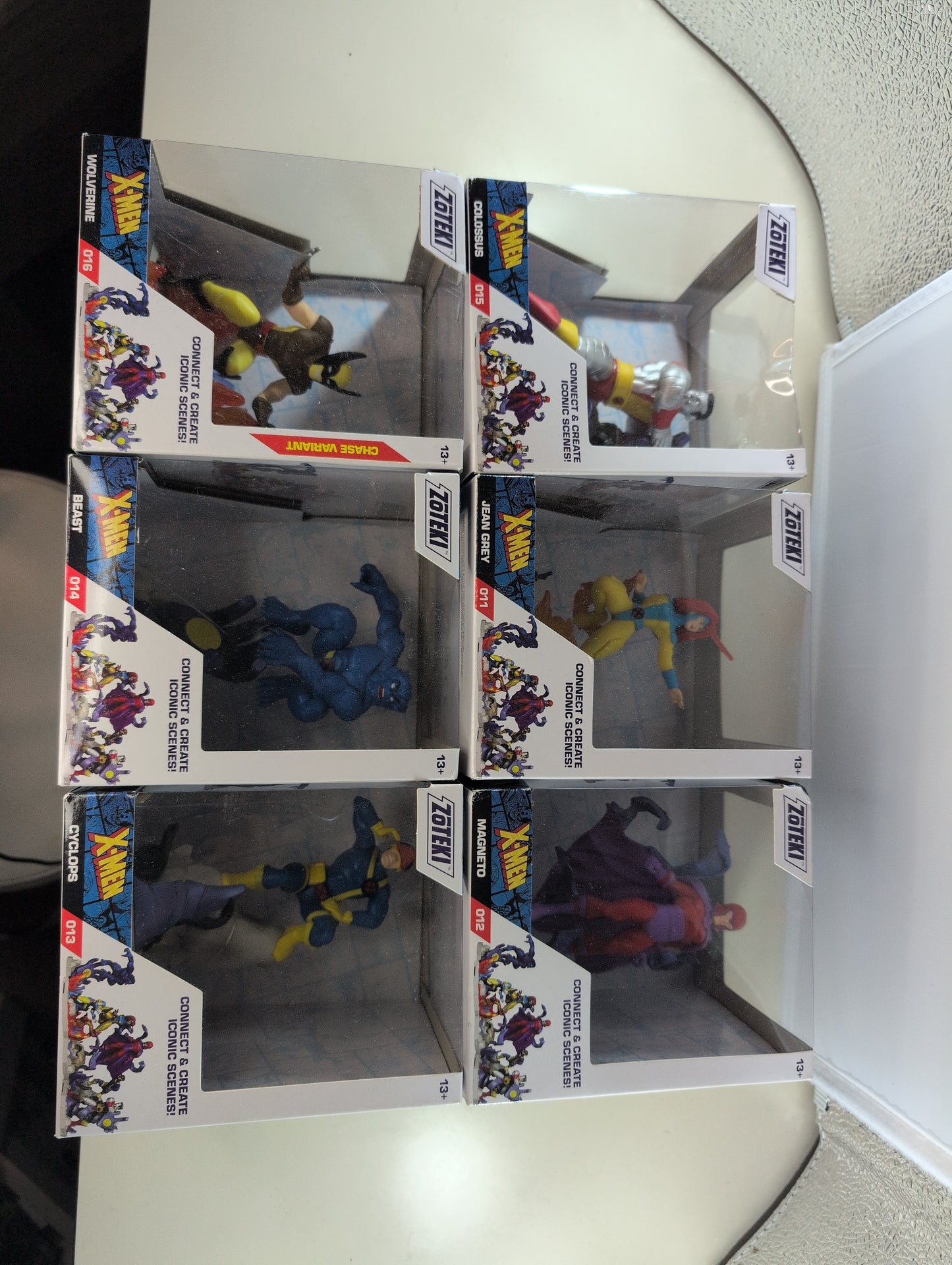 Zōteki X-Men collectible display set all 6