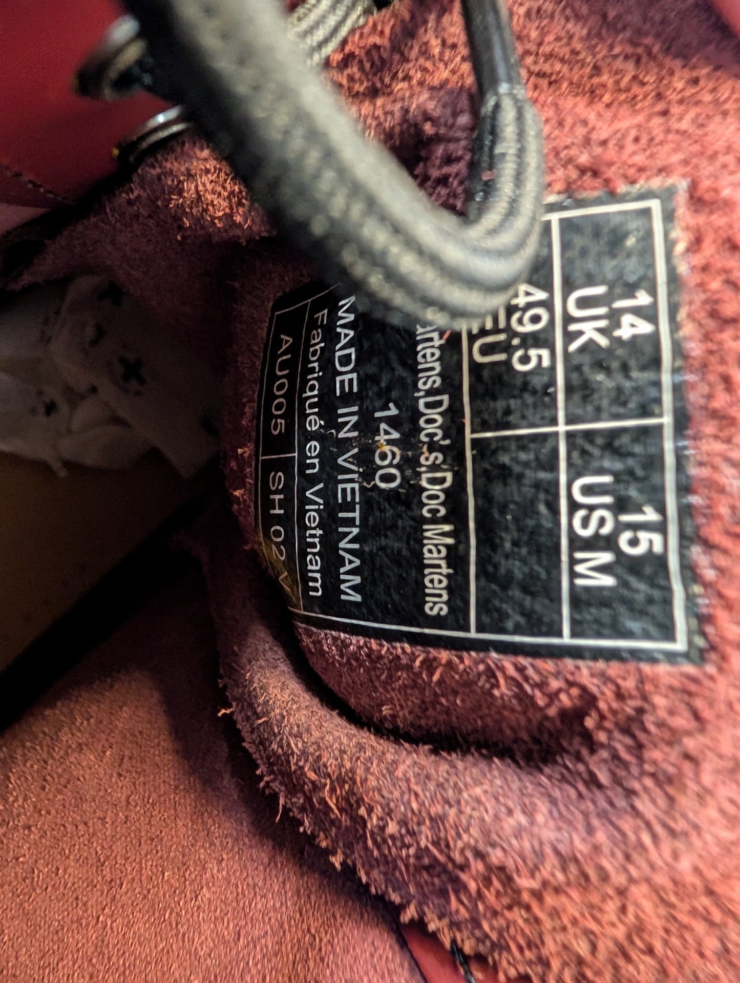 Dr Martens 1460 Womens Shoes Size UK14/US15M