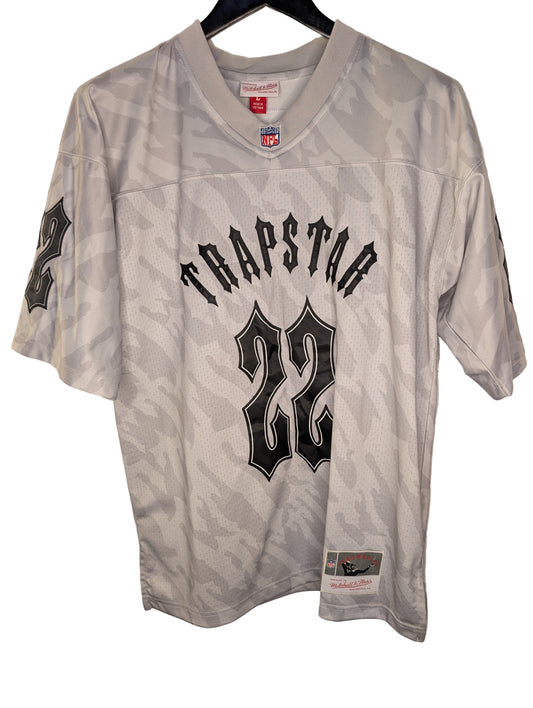 limited edition Trapstar London x Mitchell & Ness Size L Jersey 22 White